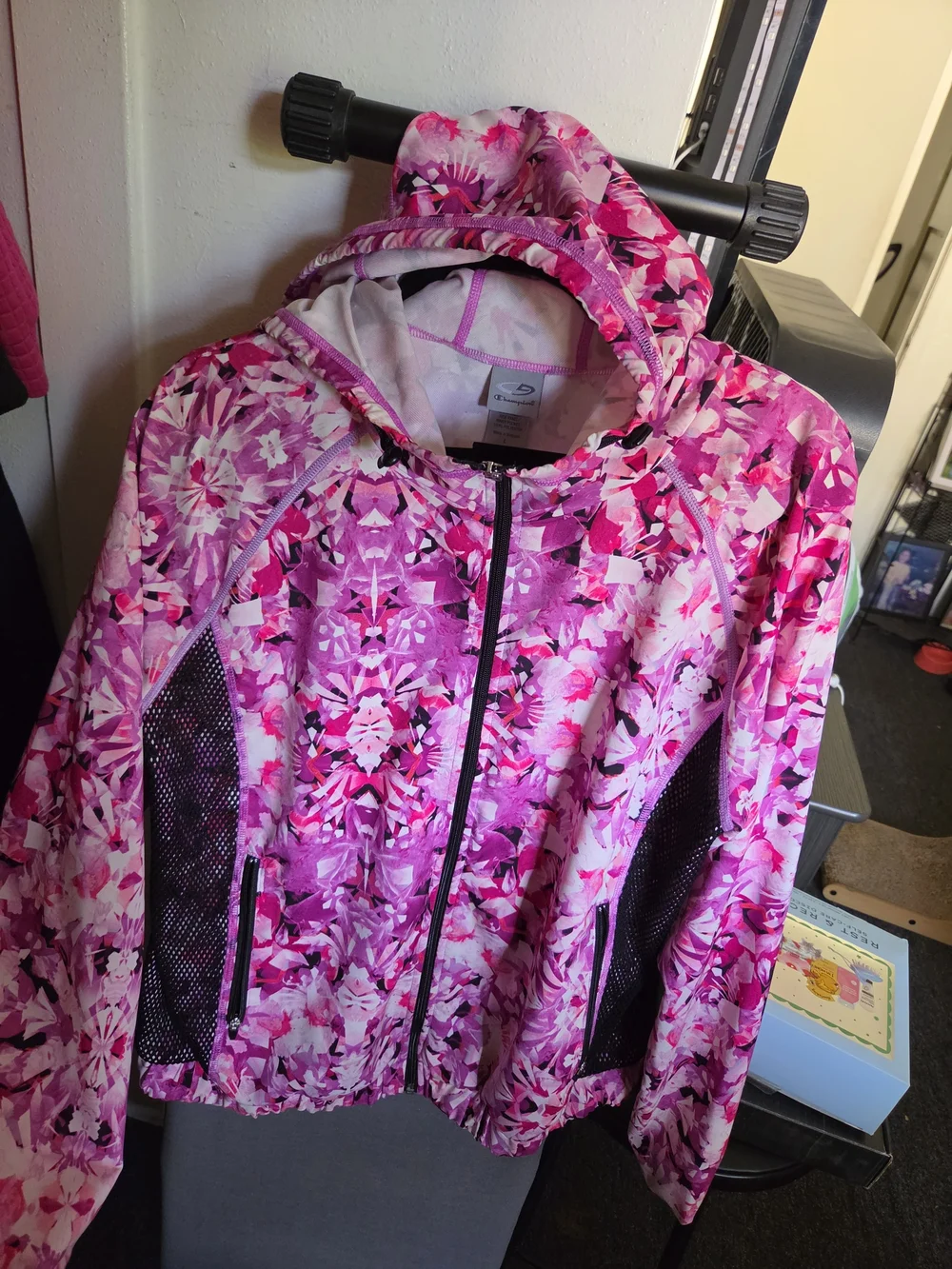 Champion Pink and Black Lightweight Athletic Jacket